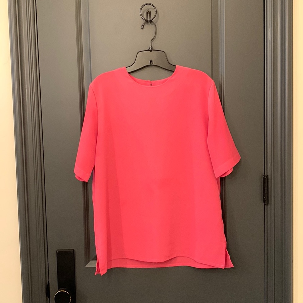 Vintage hot pink blouse